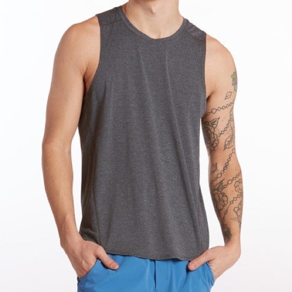 Public Rec Men’s Athletic Performance Endurance Tank Top in Dark Gray - Size XL